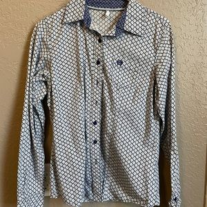 Cinch button up